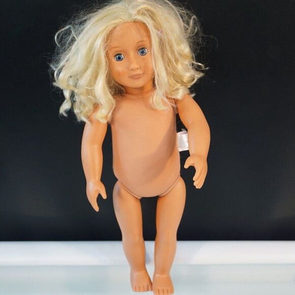 Our Generation Doll by Battat Blond Hair Blue Sleepy Eyes 18 inch Tall - Picture 2 of 12